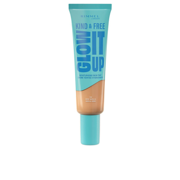 KIND & FREE GLOW IT UP liquid foundation #150-Rose Vanilla 30 ml Rimmel London Jumestuskreem