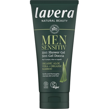 Lavera Men Sensitive 3v1 Shower Gel 200 ml Lavera Men Sensitive 3v1 dušigeel