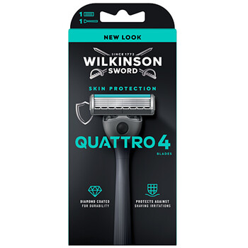 Skin Protection Quattro 4 - razor + 1 head Wilkinson Sword Nahahooldustoode