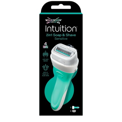 Soap and Shave Sensitive 2in1 - razor + 1 head Wilkinson Sword Nahahooldustoode