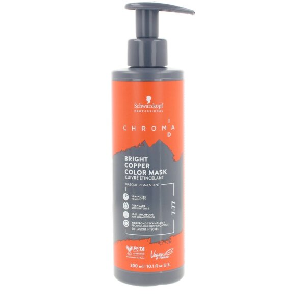 CHROMA ID bonding color mask #7-77-Bright Copper 300 ml Schwarzkopf Chroma Id