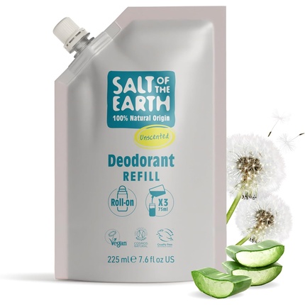 Unscented Deo Roll-on Refills 225 ml Unscented Refills Deodorant