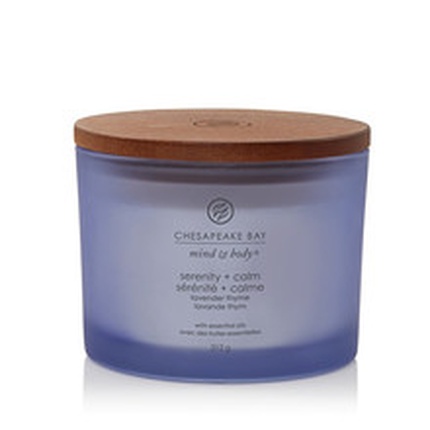 Serenity & Calm Candle ( three wickets ) - Scented candle with three wicks 312 g