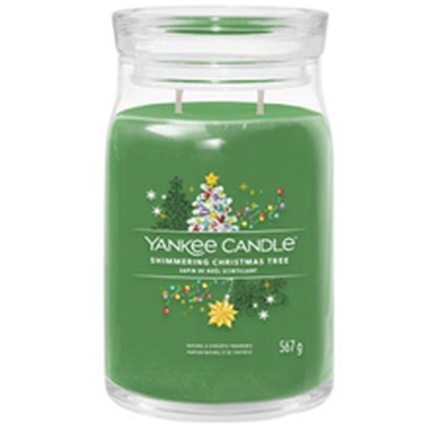 Shimmering Christmas Tree Signature Candle 567 g