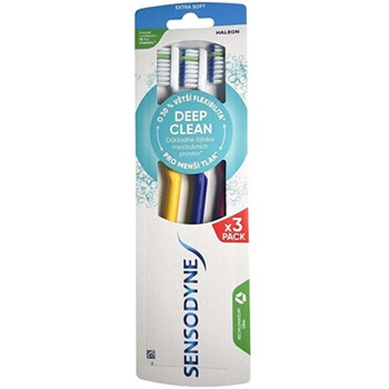 Sensodyne Deep Clean Extra Soft Toothbrush 3 ks Sensodyne Deep Clean Extra Soft Toothbrush