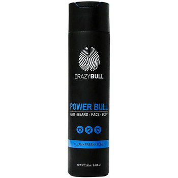 CrazyBull Power Bull Hair-Beard-Face-Body Shampoo šampoon 250 ml Power Bull Hair-Beard-Face-Body