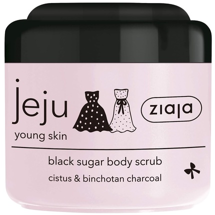 Jeju Black Sugar Body Scrub (mango, coconut, papaya) - Body scrub 200 ml Jeju Black Sugar Koorija