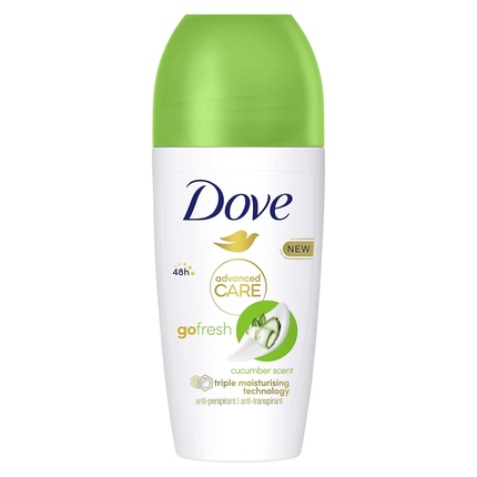 Advanced Care Go Fresh Cucumber & Green Tea 48h Roll-on Antiperspirant 50 ml Dove Advanced Nahahooldustoode