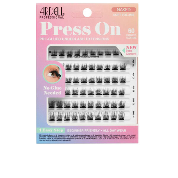 ARDELL PRESS ON pre-glued underlash extensions #naked soft volume 60 u Ardell Meigitoode