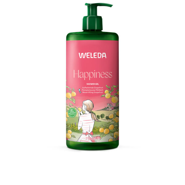 HAPPINESS gel de ducha de pomelo 750 ml Weleda HAPPINESS dušigeel