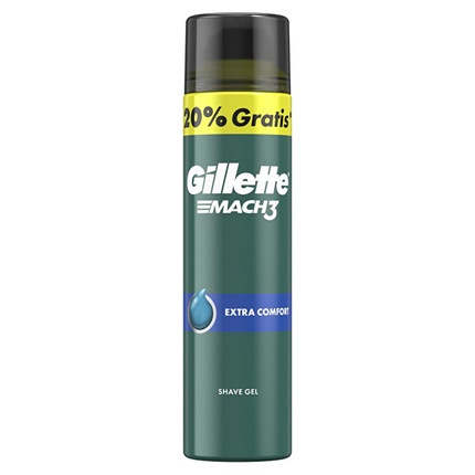 Mach3 Extra Comfort Shave Gel 200 + 40 ml Gillette Geel