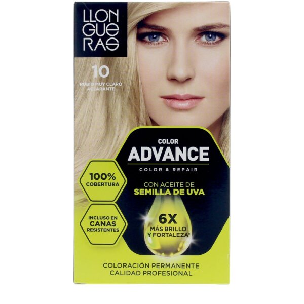 COLOR ADVANCE #10 - Very Light Blonde Lightener 1 tk Llongueras Color Advance 10 juuksevärv