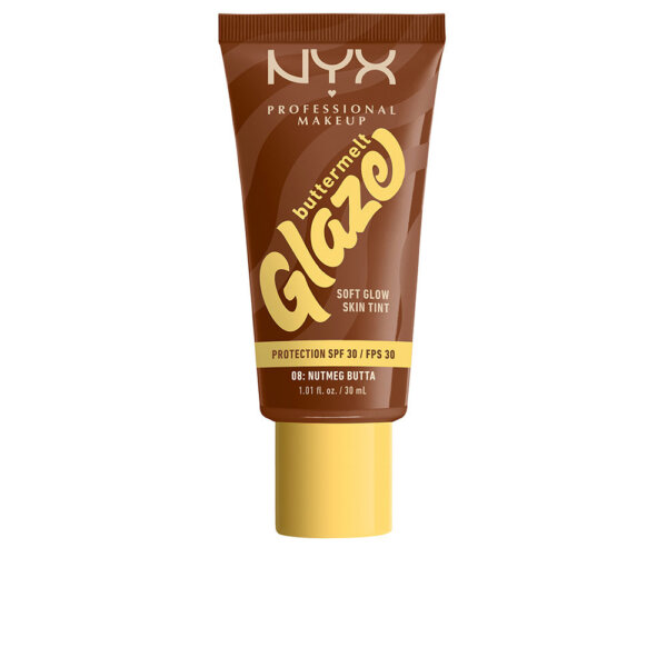 BUTTERMELT GLAZE sunscreen tint + SPF30 #08-Nutmeg Butta 30 ml Buttermelt Glaze toon 08