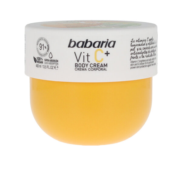 VITAMIN C+ body cream 100% vegan 400 ml Vitamin C+ 100% Vegan