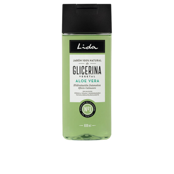 LIDA 100% NATURAL SOAP glycerin and aloe vera 600 ml 100% Nahahooldustoode