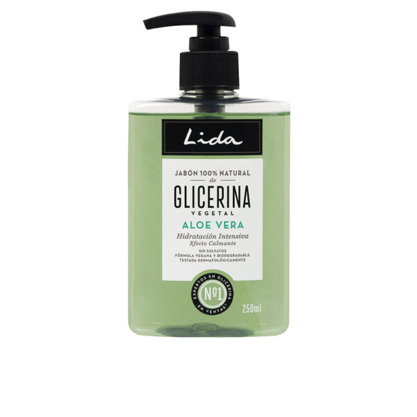 LIDA 100% NATURAL SOAP hands glycerin and aloe vera 250 ml Lida 100%