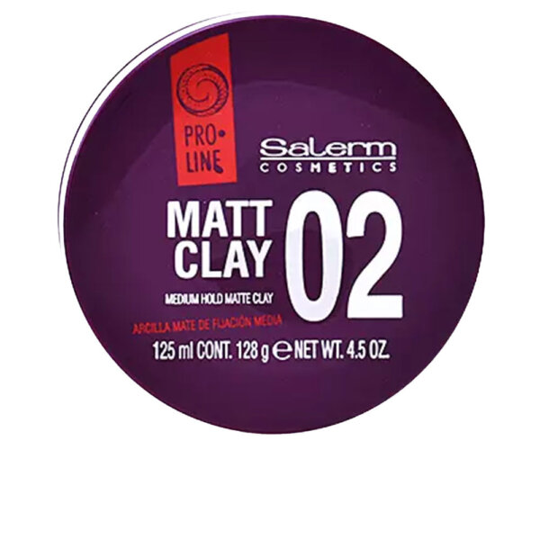 MATT CLAY medium hold matte clay 125 ml Salerm Juuksehooldustoode
