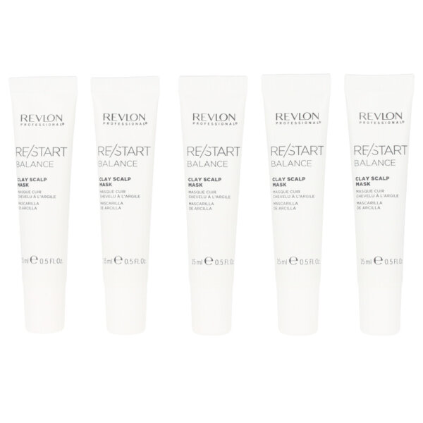 RE-START balance clay scalp mask 10 x 15 ml Revlon Re-Start Mask