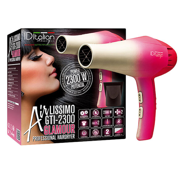 AIRLISSIMO GTI 2300 GLAMOR professional hair dryer 1 tk Id Italian Airlissimo Gti Föön Glamor