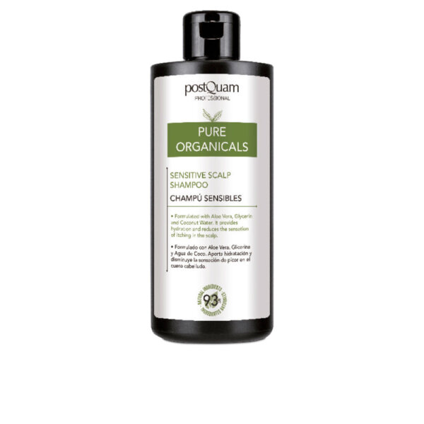 PURE ORGANICALS sensitive scalp shampoo 400ml Postquam Pure Organicals Šampoon