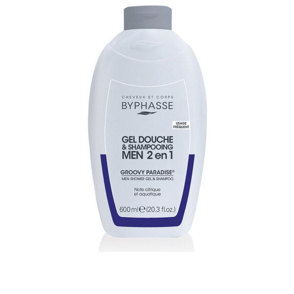 GROOVY PARADISE men 2 in 1 600 ml Byphasse Juuksehooldustoode