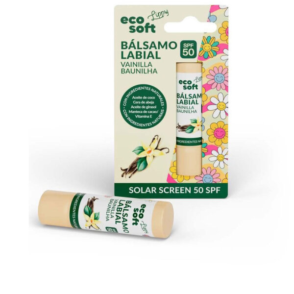 ECO SOFT LIPPY vanilla lip balm SPF50 1 tk Eco Soft Palsam