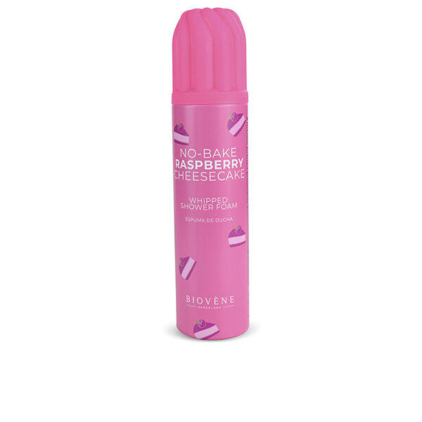 NO-BAKE RASPBERRY CHEESECAKE shower foam 250 ml Biovène Nahahooldustoode