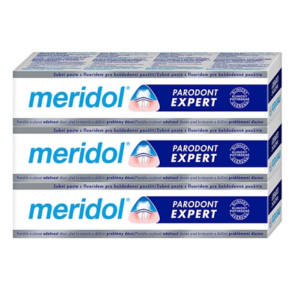 Meridol Paradont Expert Tripack Toothpaste (3 tk) - Toothpaste against bleeding gums and periodontitis Meridol Ilutoode