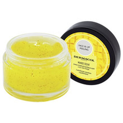 Revitalizing Face and Lip Mango Peeling - Revitalizing sugar peeling for face and lips 50 g Dermacol Nahahooldustoode