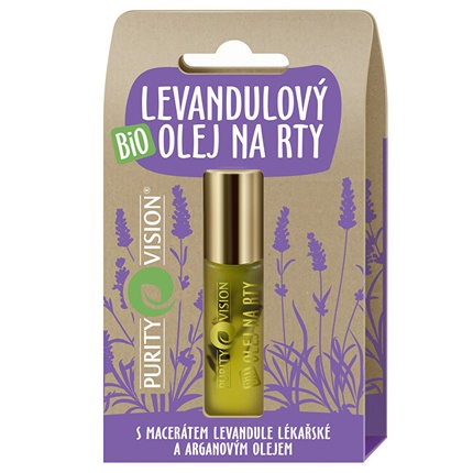 Organic Lavender Lip Oil 10 ml Organic Lavender Lip Õli