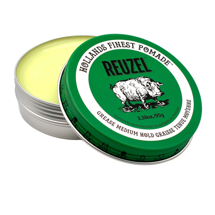 Grease Medum Hol Green Pomade - Hair pomade 35 g Reuzel Juuksehooldustoode
