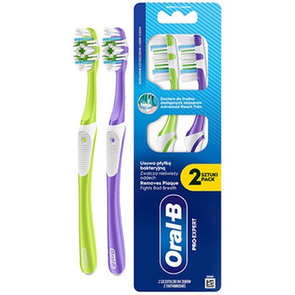 Pro-Expert Deep Clean Medium Toothbrush 2 tk Oral B Hambahari