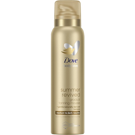 Summer Revived Medium to Dark Gradual Tanning Mousse 150 ml Dove Nahahooldustoode