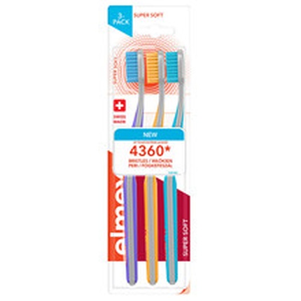 Super Soft Multipack Toothbrush (3 tk) Elmex Super Soft Multipack Hambahari