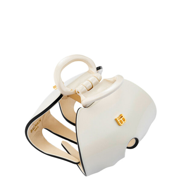 IMPERIALE hair clip #White/Black 1 u Balmain Hair Imperiale Juuksespang