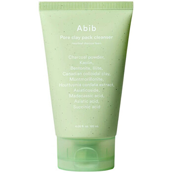 Pore Clay Pack Cleanser Heartleaf Charcoal Foam - Čisticí pěna 120 ml Abib Nahahooldustoode