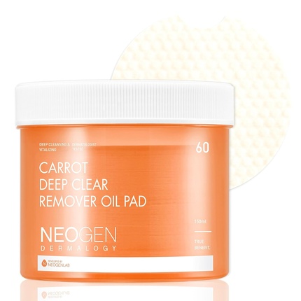 CARROT DEEP CLEAR oil remover pad 60 u Carrot Deep Clear Õli