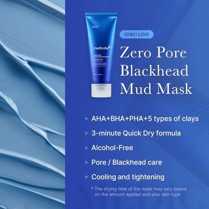 Medicube Zero Pore Blackhead Mud Mask - Exfoliační maska pro mastnou pleť 100 g