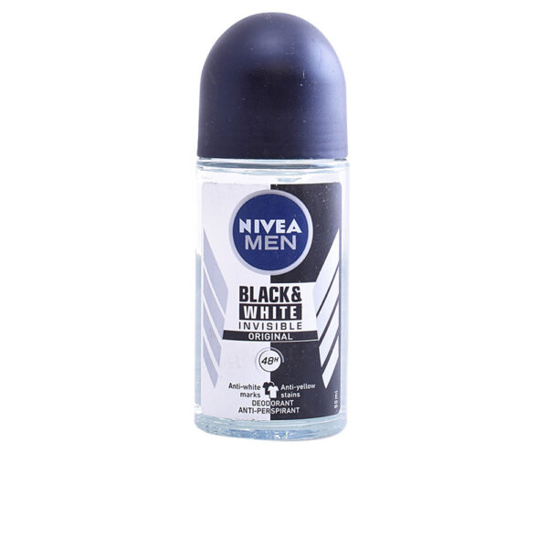 MEN BLACK & WHITE INVISIBLE deo roll-on 50 ml Nivea Deodorant