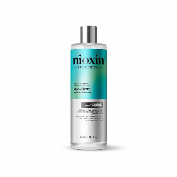 Nioxin AGE DEFENSE anti-aging shampoo purifies the scalp with niacinamide 475 ml