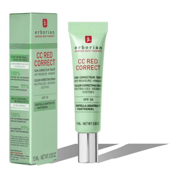 Erborian CC Red Correct Colour-Correcting Cream SPF 30 – CC krém 15 ml