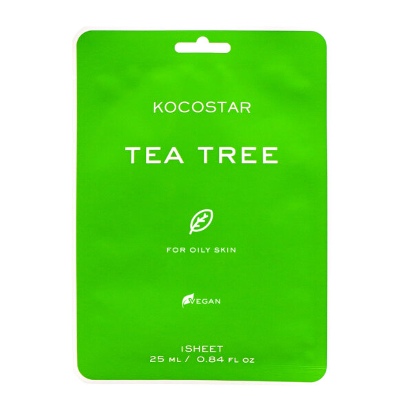 Kocostar Tea Tree Sheet Mask kangasmask Kocostar Tea Tree Sheet Mask kangasmask