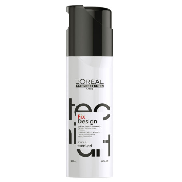 L´Oréal Professionnel Fix Design Directional Fixing Spray – Finishing spray for local hair fixation 200 ml