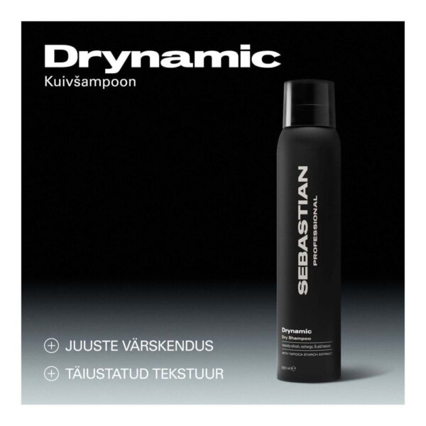 Sebastian Professionals DRYNAMIC+ dry shampoo for instant style and texture 180 ml Sebastian Professionals DRYNAMIC+ dry shampoo for instant style and texture 180 ml