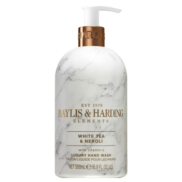 Baylis & Harding Hand Wash Elements White Tea & Neroli – Liquid hand soap 500 ml