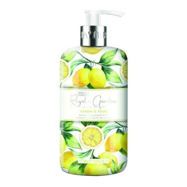 Baylis & Harding Hand Wash Royale Garden Lemon & Basil (Lemon and Basil) – Liquid hand soap 500 ml Baylis & Harding Hand Wash Royale Garden Lemon & Basil (Lemon and Basil) – Liquid hand soap 500 ml