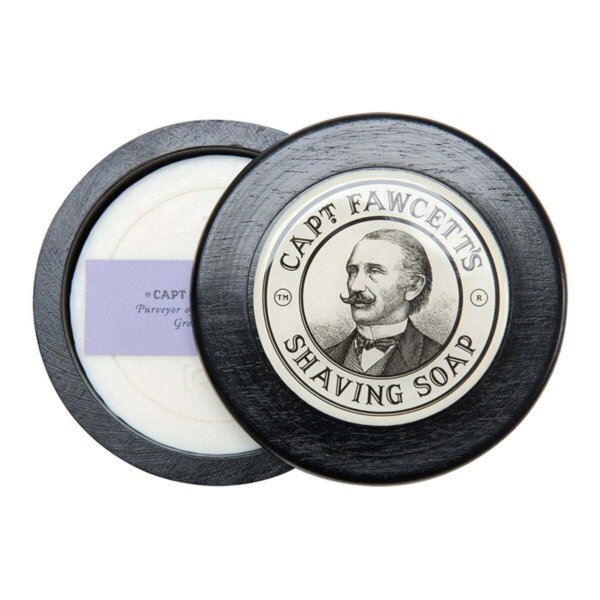 Captain Fawcett Shaving Soap – Shaving soap in a wooden bowl 100 g Captain Fawcett Shaving Soap – Shaving soap in a wooden bowl 100 g