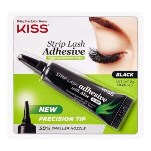 KISS Strip Lash Adhesive with Aloe Black – Black Lash Adhesive 7 g