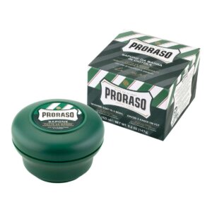Proraso Green Shaving Soap – Refreshing shaving soap with eucalyptus 150 ml