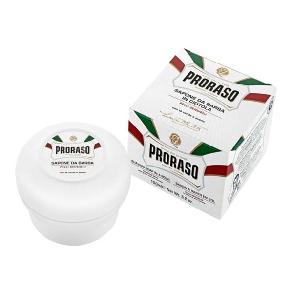 Proraso White Shaving Soap – Shaving soap for sensitive skin with green tea 150 ml Proraso White Shaving Soap – Shaving soap for sensitive skin with green tea 150 ml